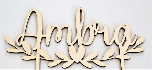 cake topper nome bimbo